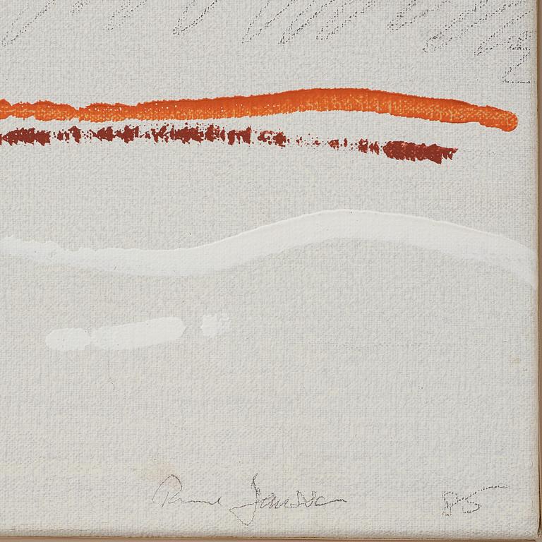 RUNE JANSSON, oil on canvas, signed and dated -85.