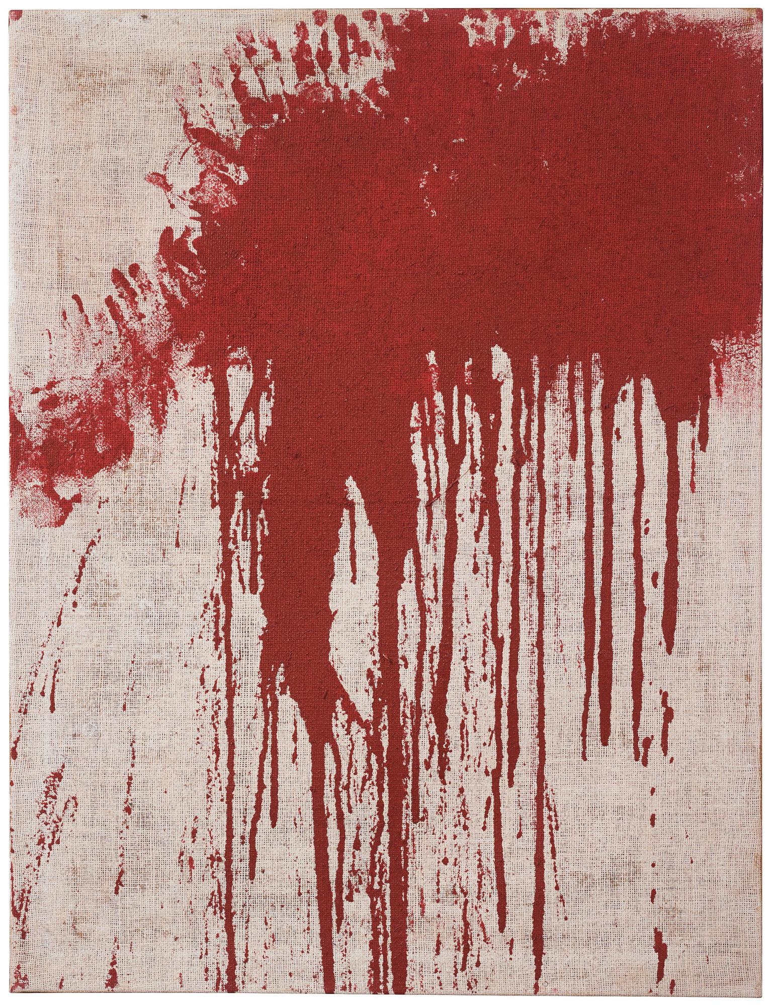 Hermann Nitsch, "Schüttbild”.
