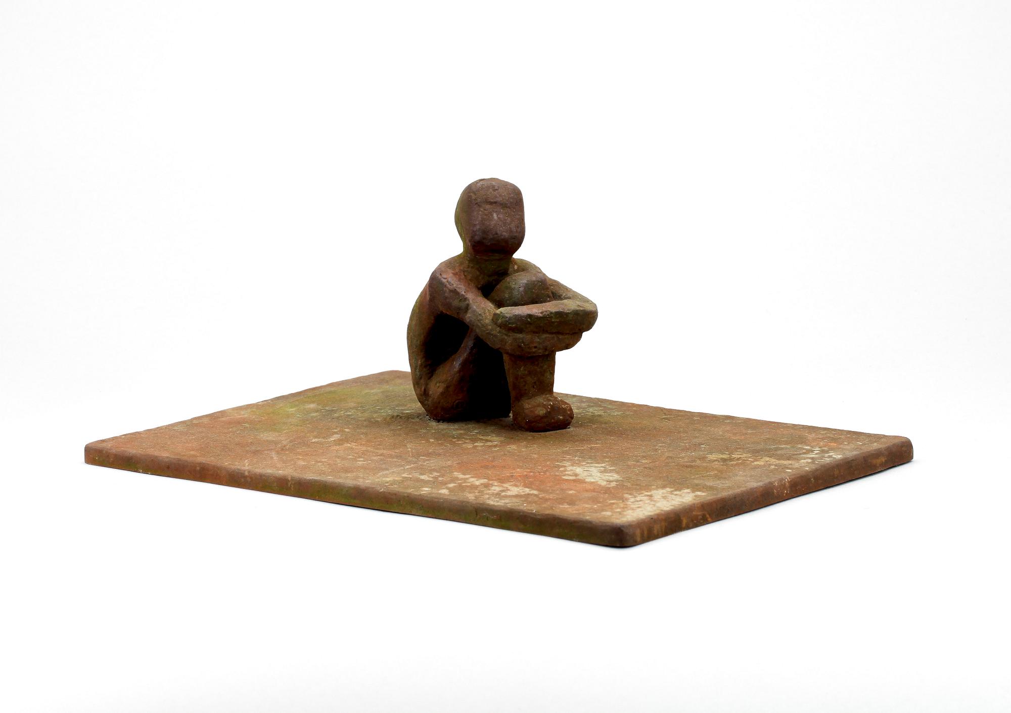 LISS ERIKSSON, skulptur, gjutjärn, sign. 1954.