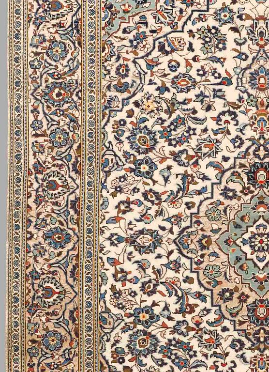 A CARPET, Kashan, around 303 x 202 cm.