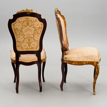 A 5-piece sofa suite from the latter half of the 19th Century.