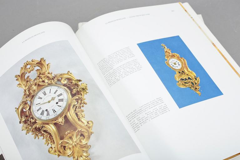 BÖCKER, 3 stycken, "French clocks part 1-3", Tardy, Paris 1982.