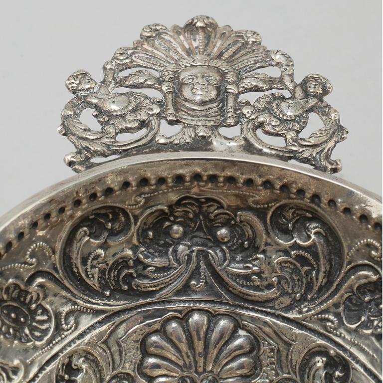 A silver brandy-bowl, likely by Hendrik van Manen, Sneek, Netherlands, 1782.