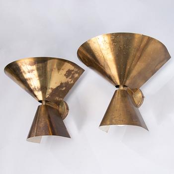 PAAVO TYNELL, A pair of mid-20th century wall lights for Taito Finland.