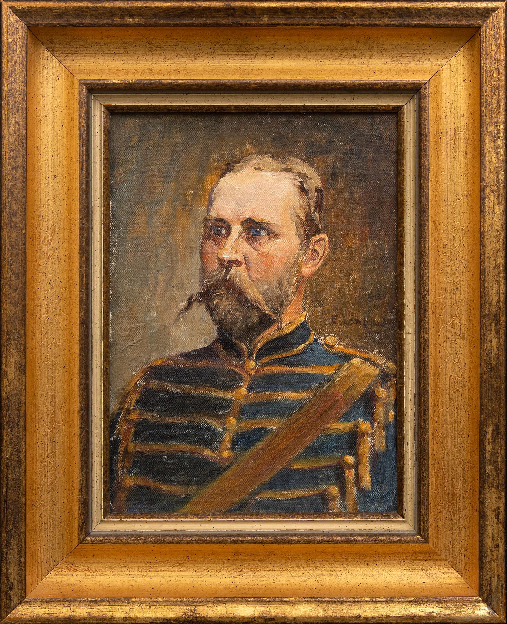Emilia Lönblad, oil on canvas laid on panel, signed.