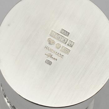 PARTI SILVER, 3 delar, bl a Löfman, Mema, 1995. Vikt 625 gram.