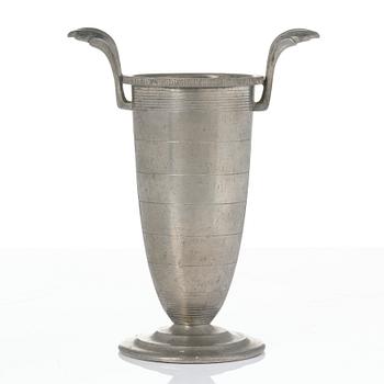 Sylvia Stave, a set of three vases, C.G. Hallberg, Stockholm, 1930s.