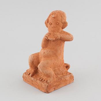 An earthenware sculpture by Axel Andersson, signed AXA and dated -49.