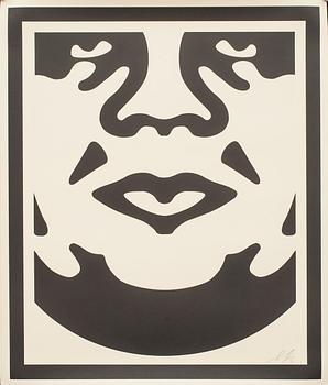 SHEPARD FAIREY, 2 st, grafiska blad, signerade och daterade- 14.