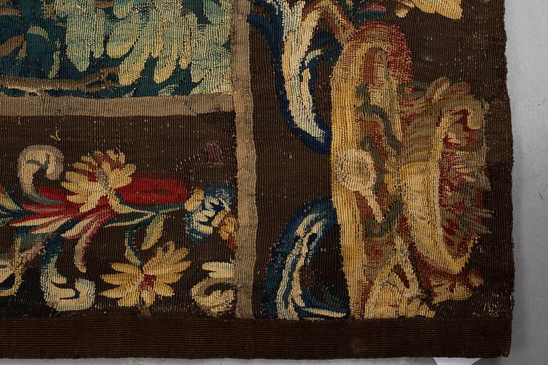 A tapestry, "Verdure", tapestry weave, ca 301 x 254 cm, France 18th century.