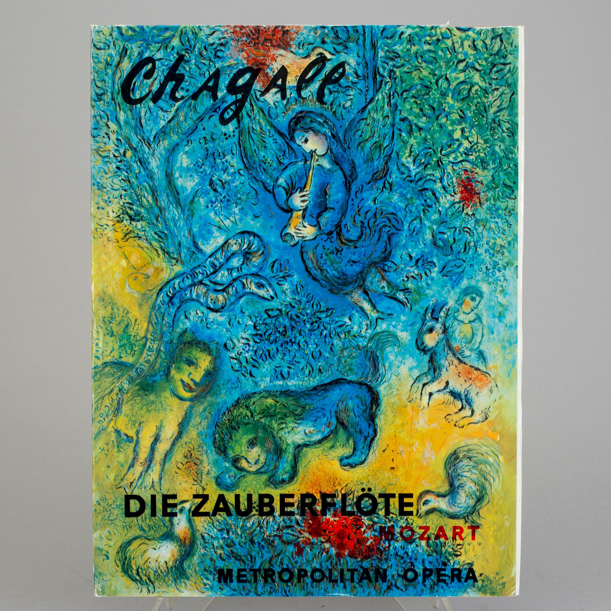 KONSTBÖCKER, 3 stycken, Marc Chagall.