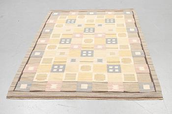 A carpet, flat weave, ca 240 x 155 cm, Sweden.