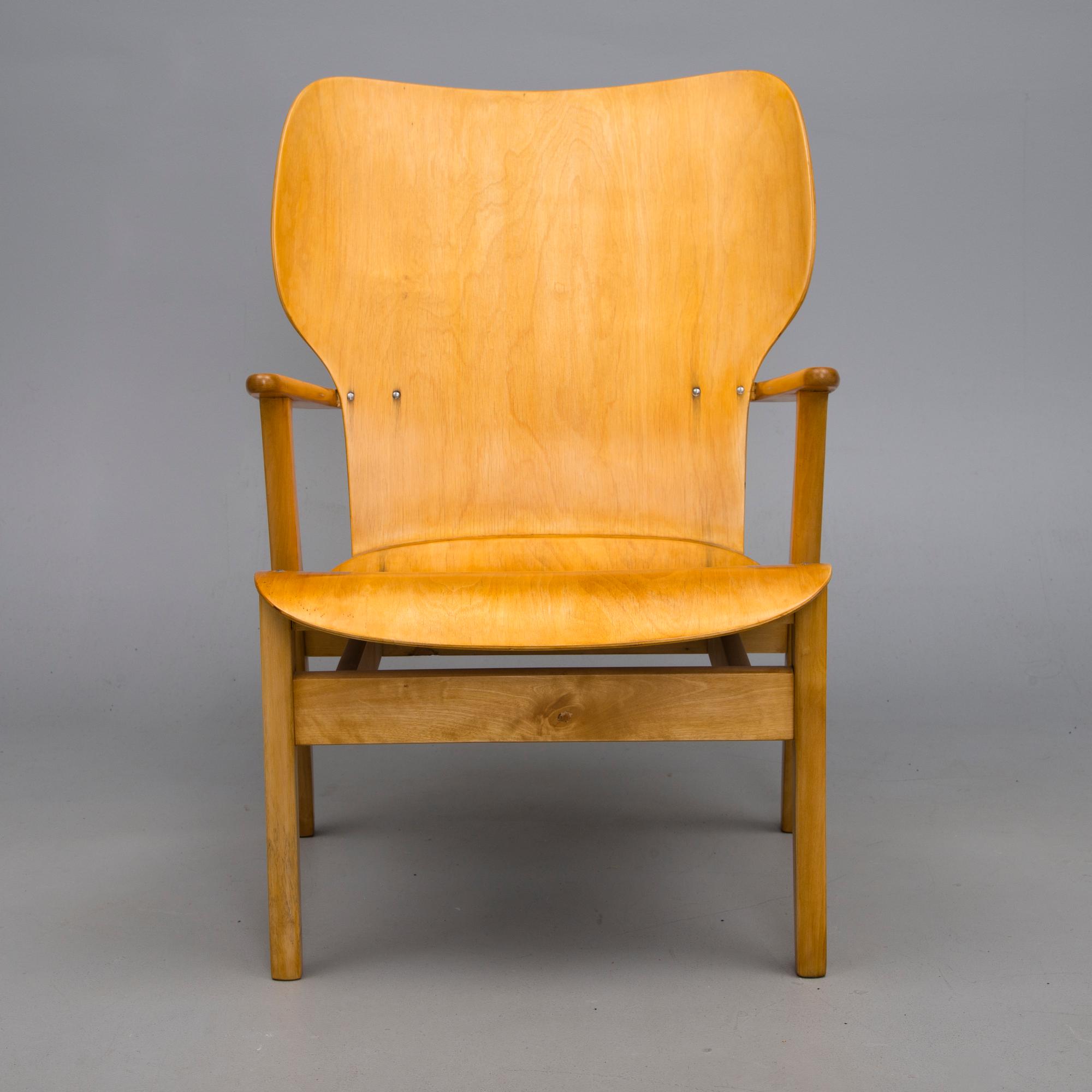 LÄNSTOL, "Domus", Ilmari Tapiovaara, Keravan Puuteollisuus Oy, formgiven 1946.