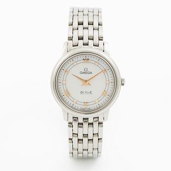 Omega, De Ville, Prestige, "Mother of Pearl Dial", wristwatch, 27.4 mm.
