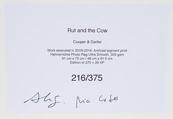 Cooper & Gorfer, archival pigment print, signerad och numrerad 216/375 a tergo.