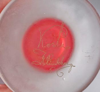 VAS, glas, jugend, Karl Lindeberg, Kosta, sign.