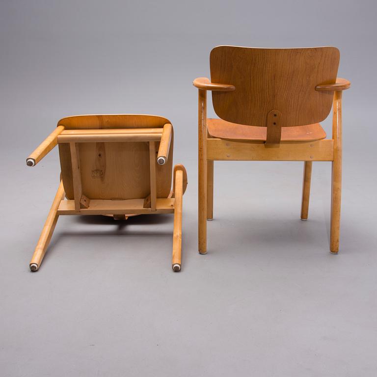STOLAR, 6 st, "Domus", Ilmari Tapoivaara, Keravan Puuteollisuus, 1950-tal.