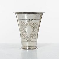 A Swedish silver beaker, mark of Petter Röding, Varberg 1752.