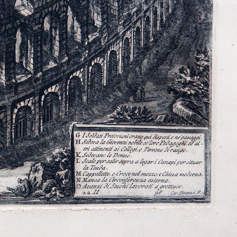 Francesco Piranesi, engraving, print from the 19th/20th century.