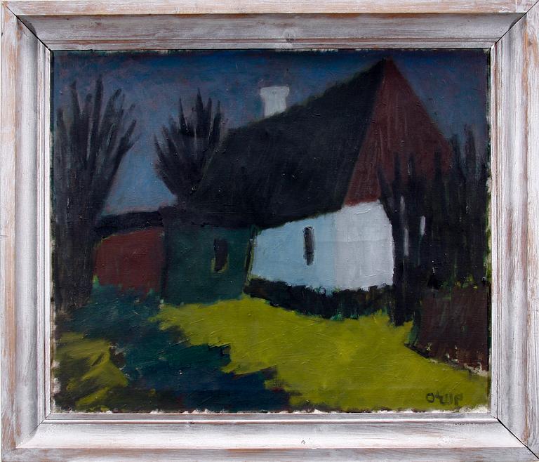 BENGT ORUP, olja på duk. Sign.