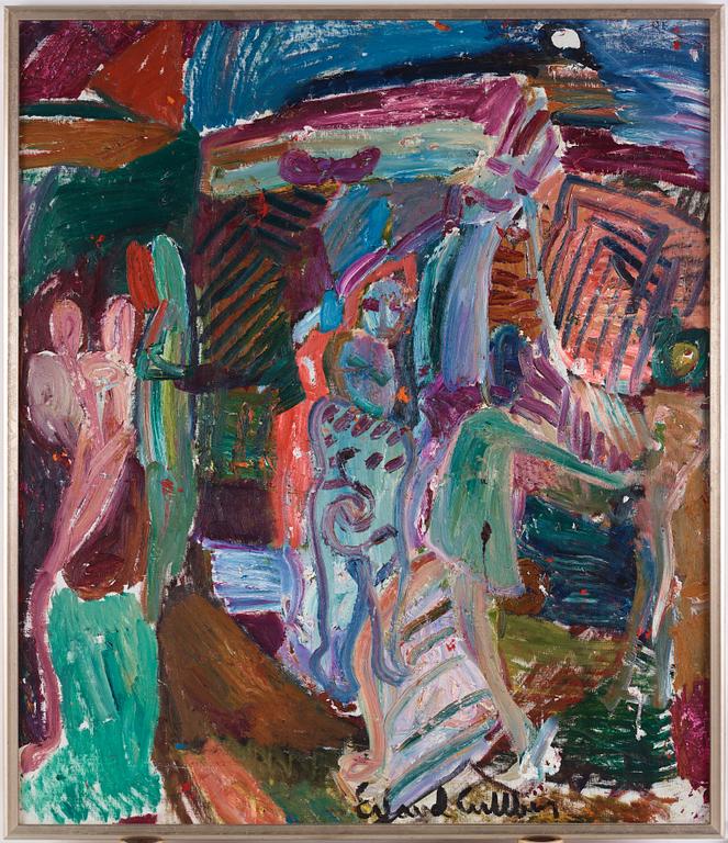 Erland Cullberg, oil on canvas, signed Erland Cullberg.