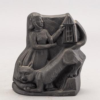 Ulla Fogelklou-Skogh, book stand a pair wrought iron.