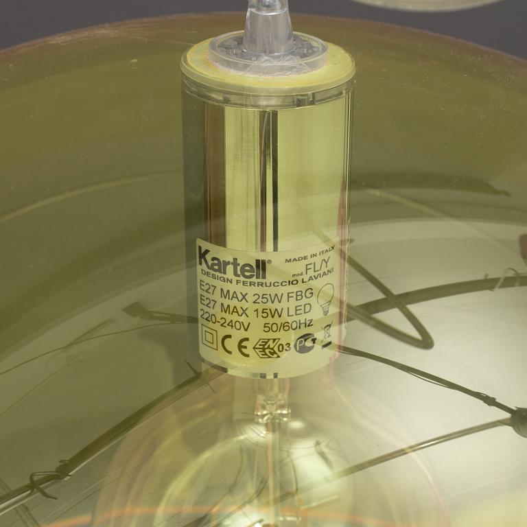 Ferruccio Laviani, ceiling lamps, 2 pcs, "Fl/y", Kartell.