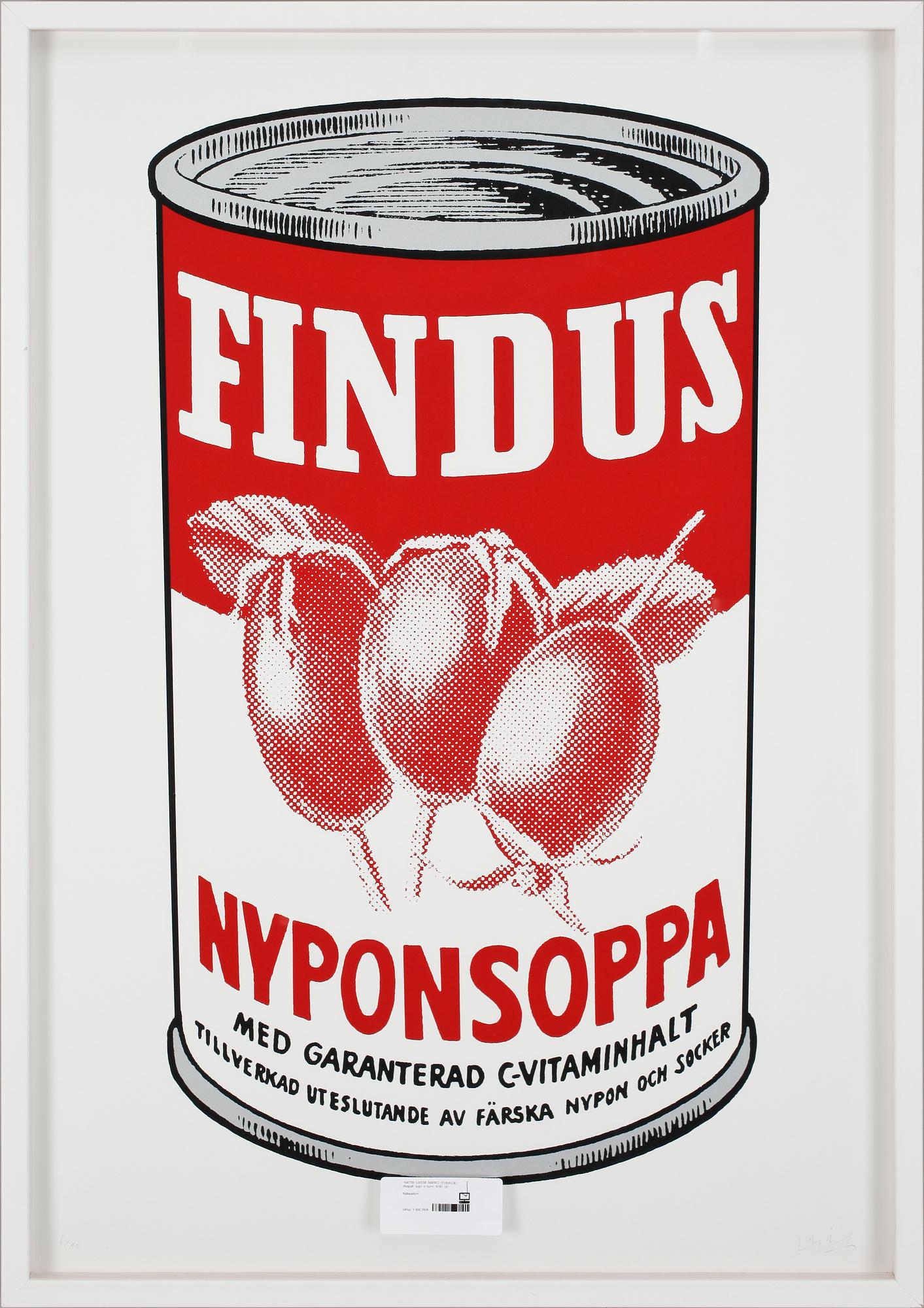 LASSE ÅBERG, färglitografi, sign o numr 6/90.