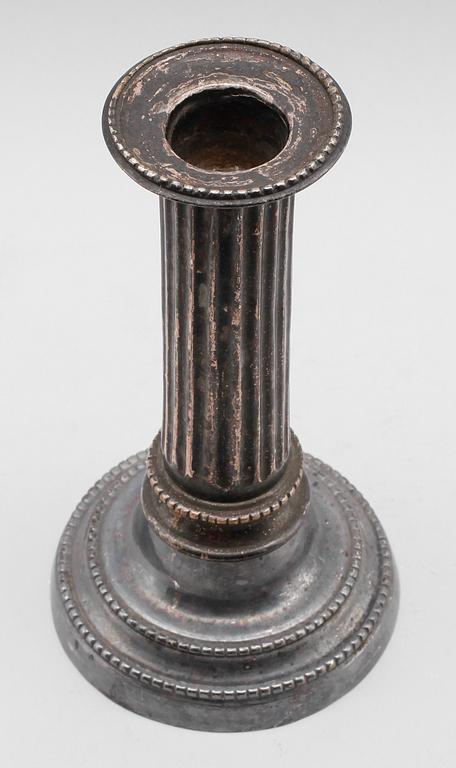 LJUSSTAKE, argent haché, gustaviansk, 1700-talets andra hälft.