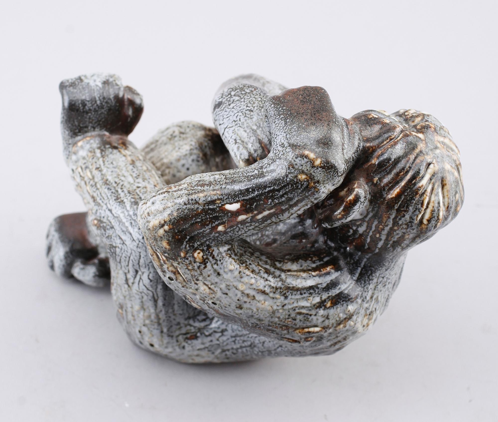 FIGUR, stengods, Gunnar Nylund, Rörstrand.