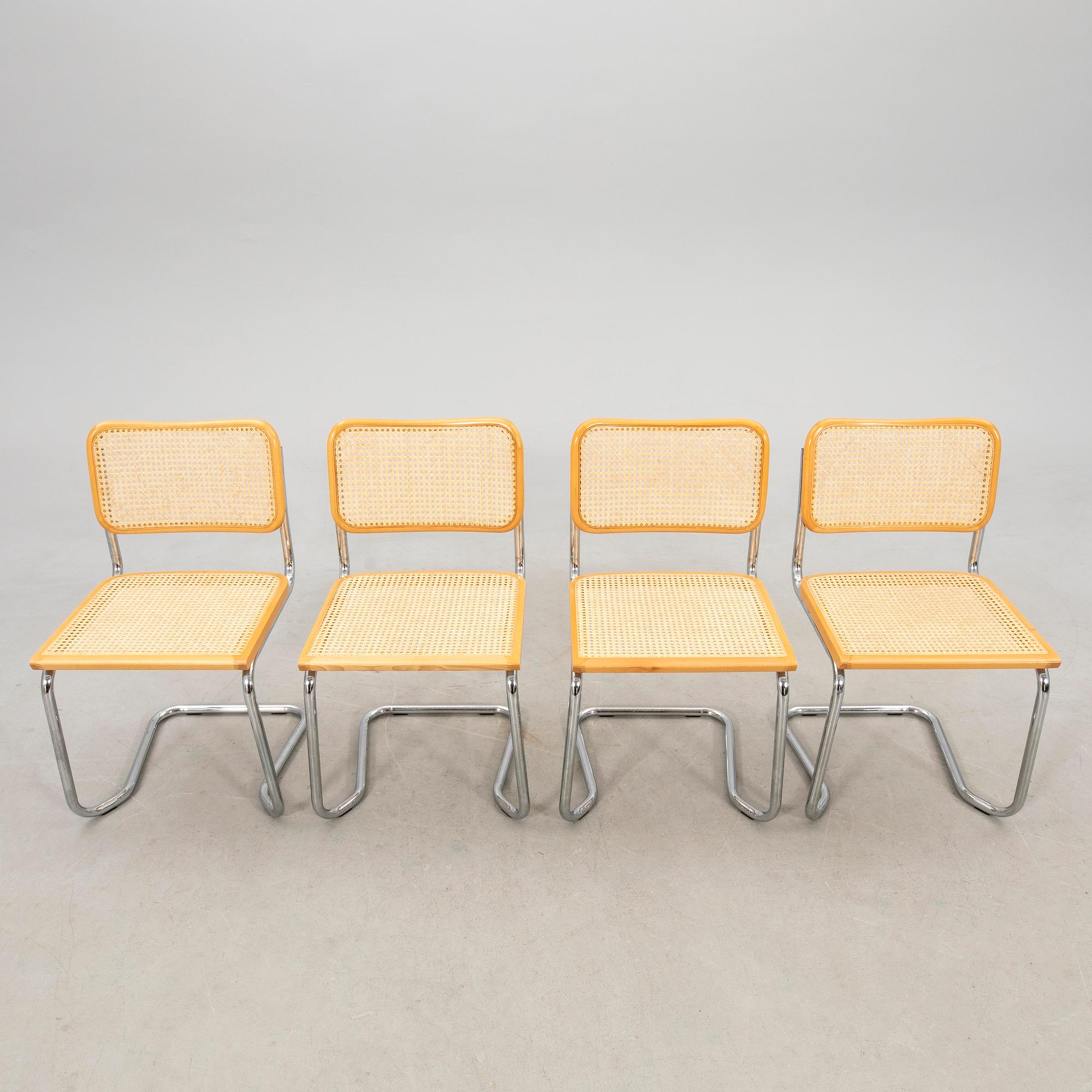 Stolar 4 st Italien 1900-talets andra hälft.