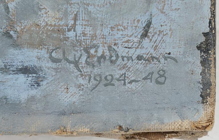 Axel Erdmann, olja på duk, signerad och daterad 1925-48.