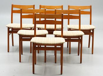 MATSALSMÖBEL, 7 delar, 1950/60-tal.