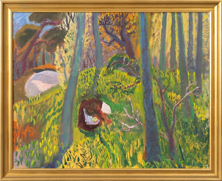 Bo Beskow, Woman in a glade.