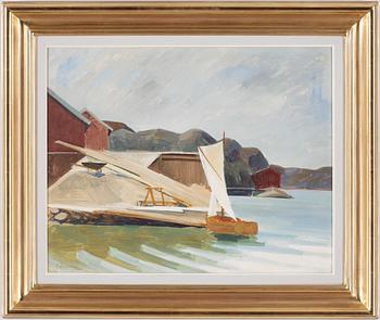 Ewald Dahlskog, Sailing boat.