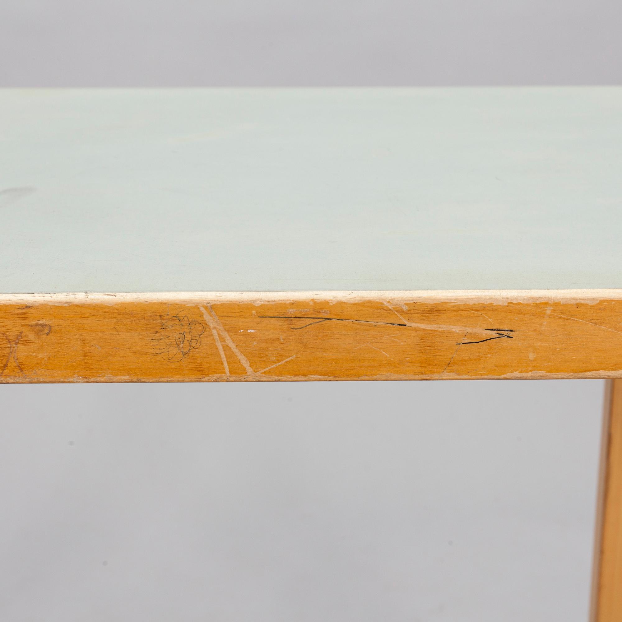 Alvar Aalto, A mid-20th century table for O.Y. Huonekalu- ja Rakennustyötehdas A.B.