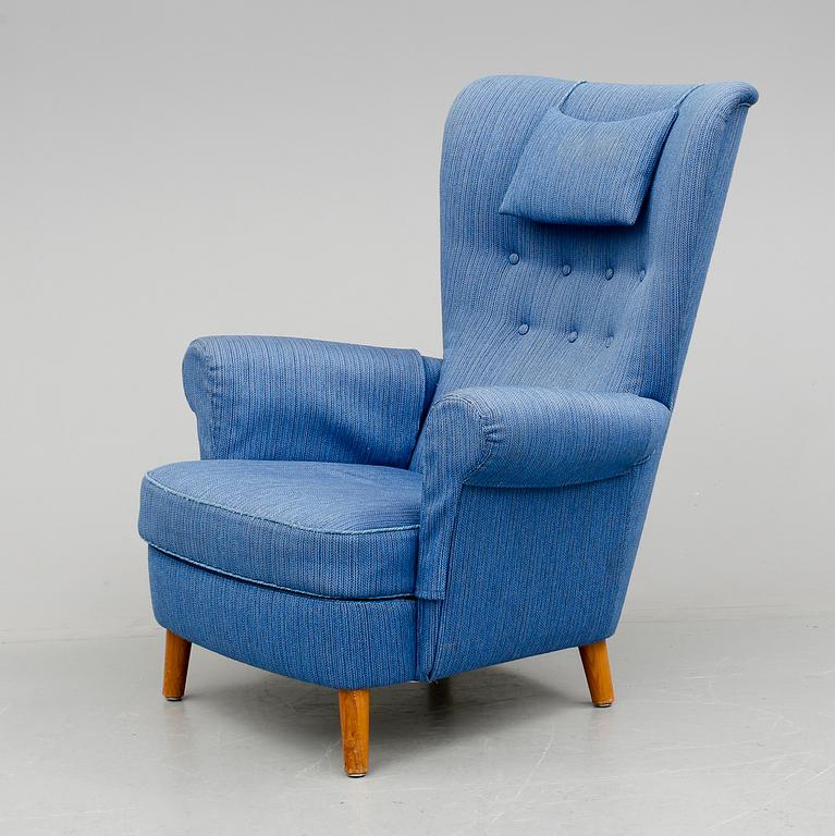 FÅTÖLJ, möjligen Carl Malmsten, 1900-talets andra hälft.