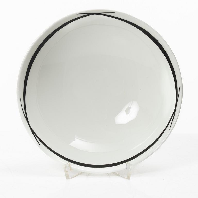 Stig Lindberg, matservis, 27 delar, benporslin, "Pencil", Gustavsberg.