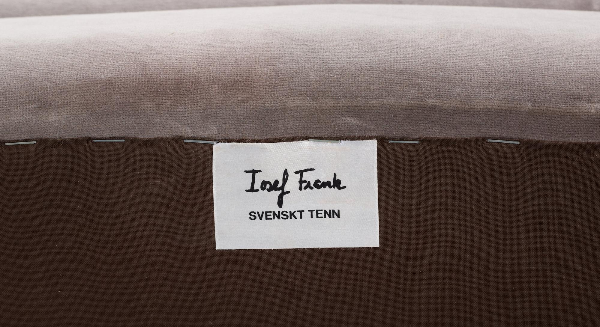 JOSEF FRANK, couch, Firma Svenskt Tenn, modell 775.