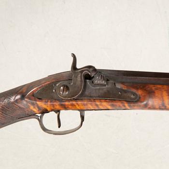 Percussion rifle, 19th century, Sweden.