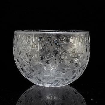 BERTIL VALLIEN,  glass bowl, Boda Åfors.