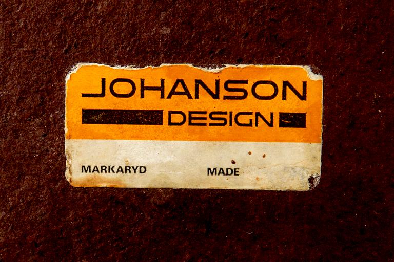 Johanson design, chairs 4 pcs, table, Markaryd.