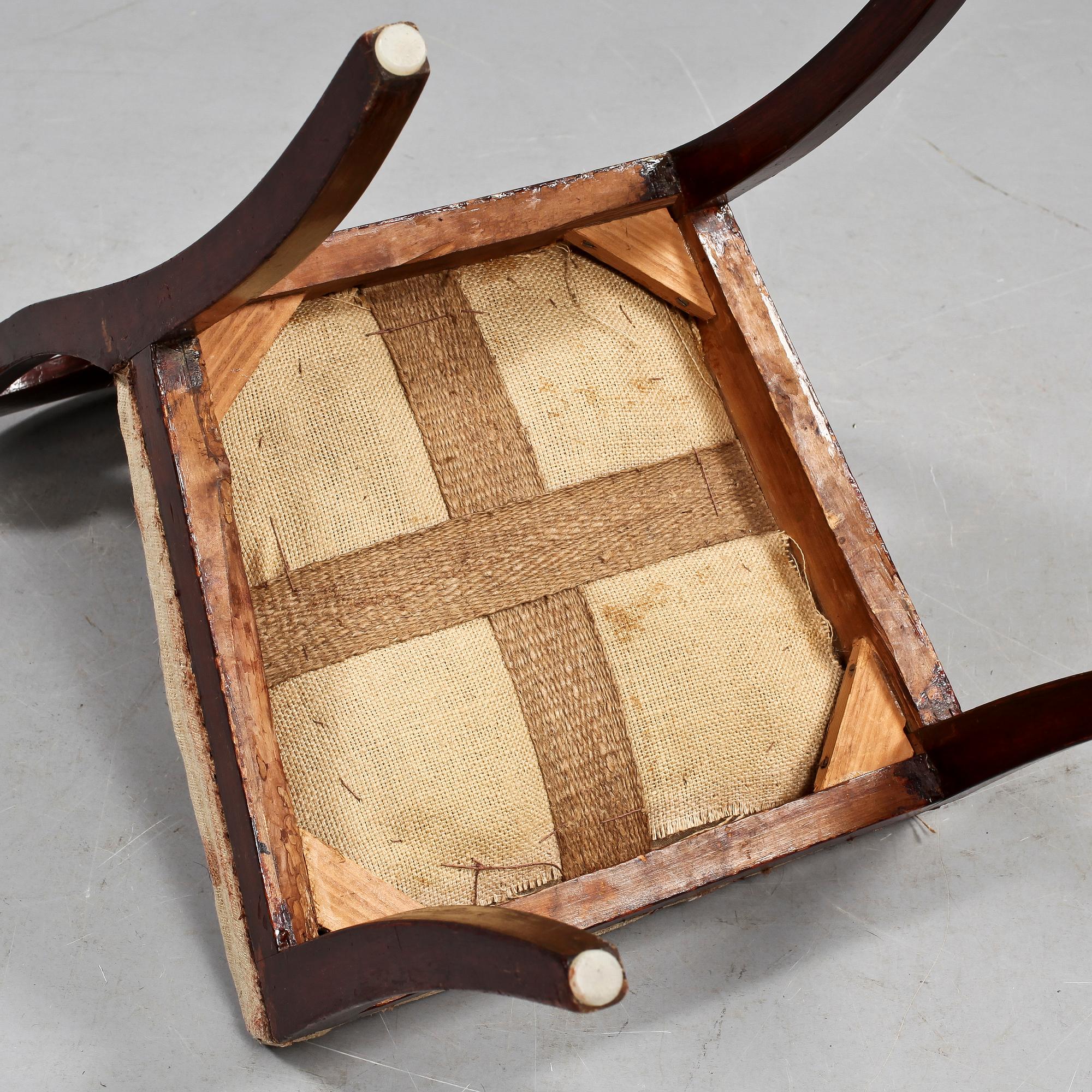 STOLAR, 6 st, Karl Johan, 1800-talets första hälft.