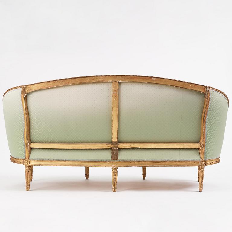 A Louis XVI canape en corbeille by François (II) Foliot (maître in Paris 1773-ca.1839).