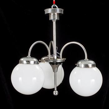 TAKLAMPA, art deco, 1920/30tal. Höjd ca 40 cm.