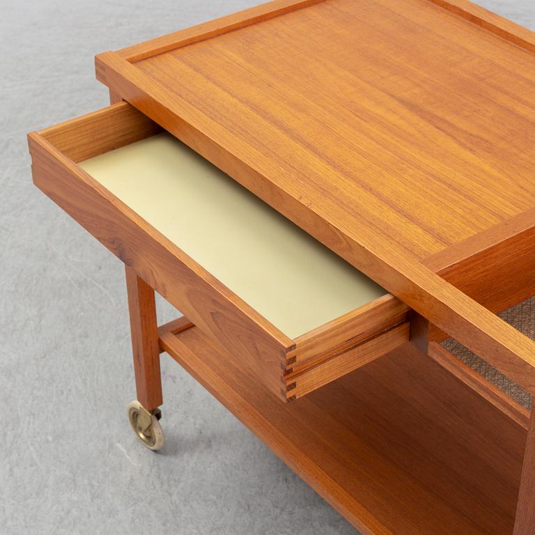 A 'Boy' teak drinks trolley from DS-möbler, 1950's/60's.