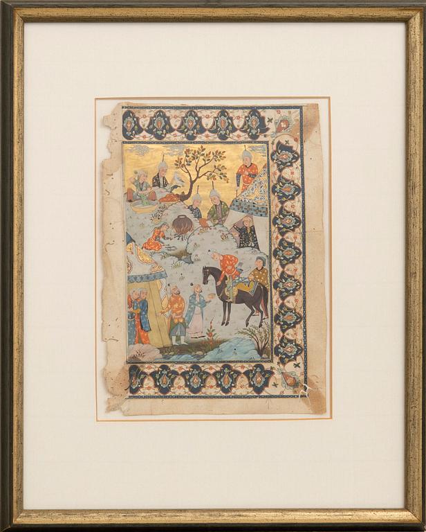 Book illustration India/Persia 19th/20th century.