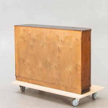 An Art deco 1930/40s birch book case.