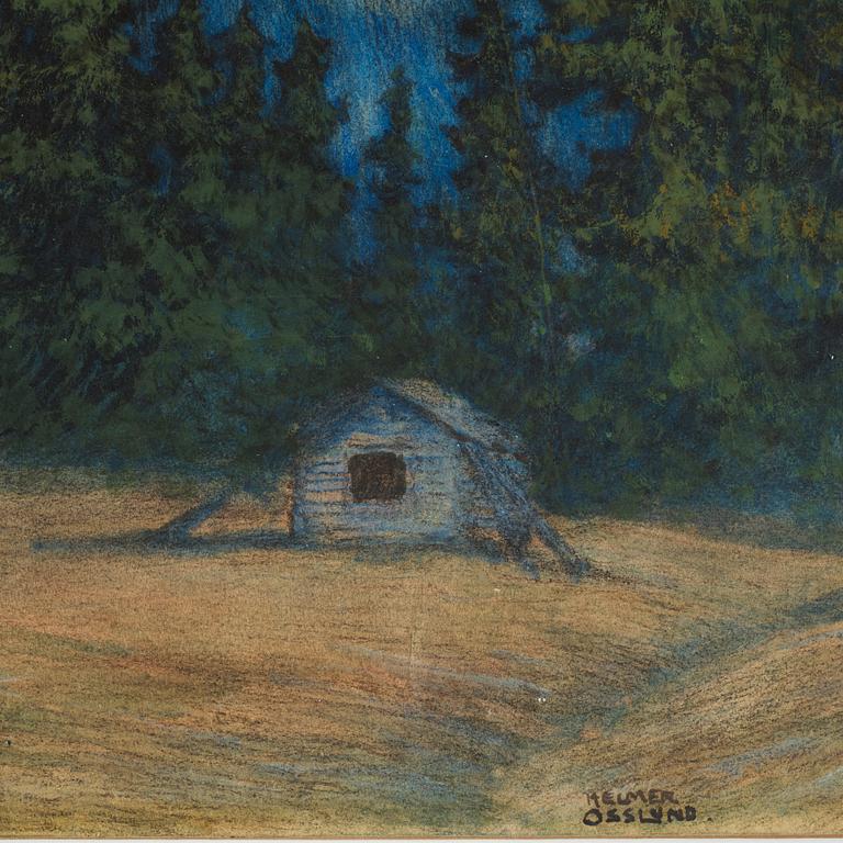 Helmer Osslund, "Från Lofsdalen", motiv från Härjedalen.
