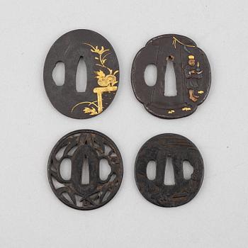 Four tsubas, Edo/Meiji.